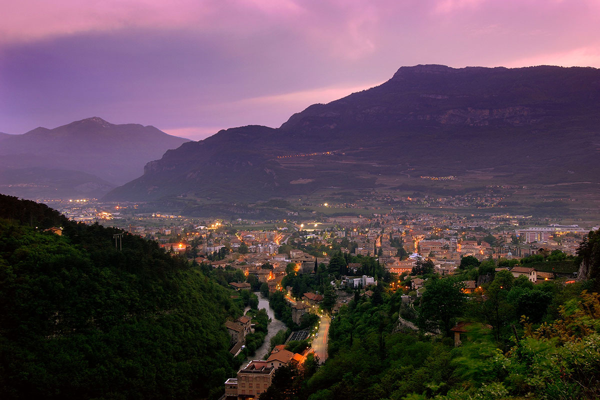 Vallagarina al tramonto - Carlo Baroni